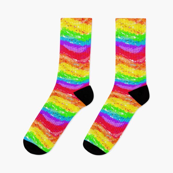 Item preview, Pride flag fuzzy pattern designed and sold by DeisoriDoodles.