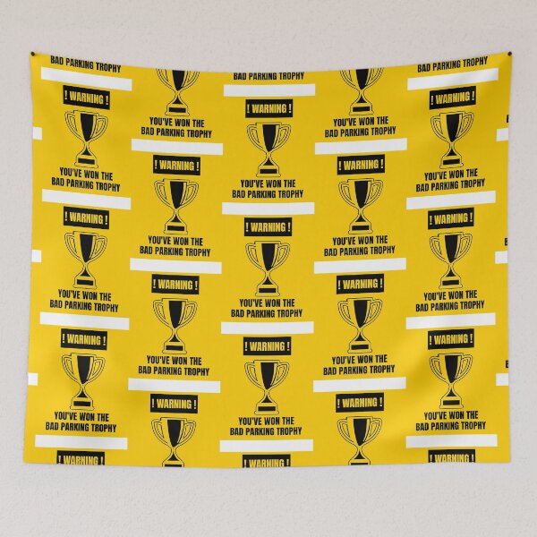 Item preview, Bad Parking (Funny Fake Ticket or Warning Sign) designed and sold by RubynMelanie.