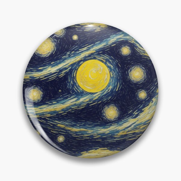 Artikelvorschau, Swirling Brushstrokes: Van Gogh Inspired Starry Night Sky entworfen und verkauft von RedArtG09.