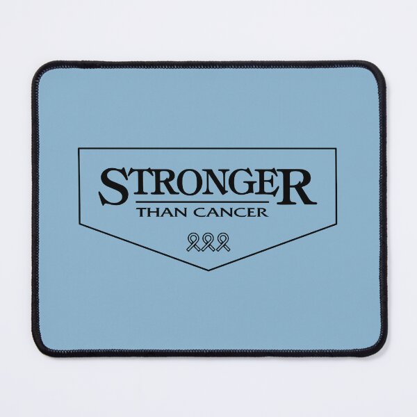 Item preview,  prostate cancer Awareness light blue ribbon Stronger Than Cancer designed and sold by shaderepublic.