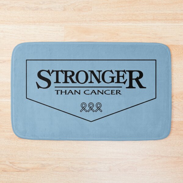 Item preview,  prostate cancer Awareness light blue ribbon Stronger Than Cancer designed and sold by shaderepublic.