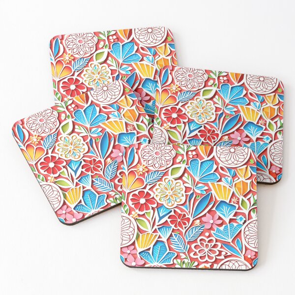 Item preview, Vector Flowers Pattern: Highly Detailed Japanese-Inspired Watercolor Seamless Design designed and sold by Jisoo Flowers.