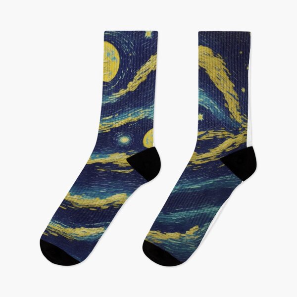 Item preview, Celestial Symphony: Van Gogh-Inspired Night Sky with Swirling Stars designed and sold by RedArtG09.