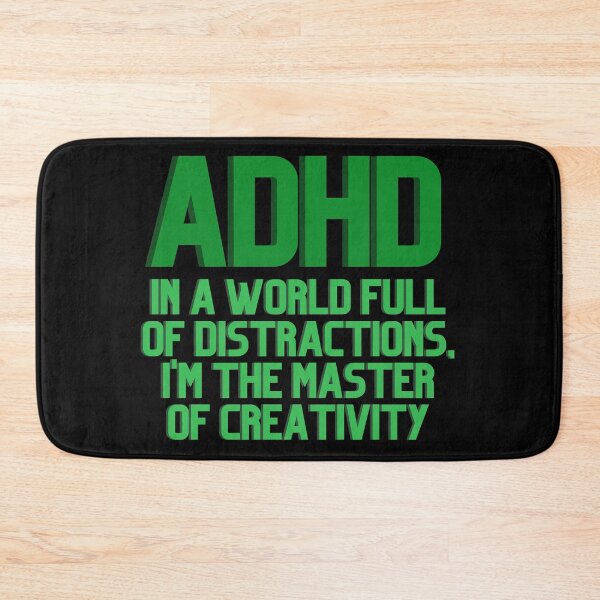 Item preview, ADHD In a World Full of Distractions GREEN designed and sold by ElectraW.