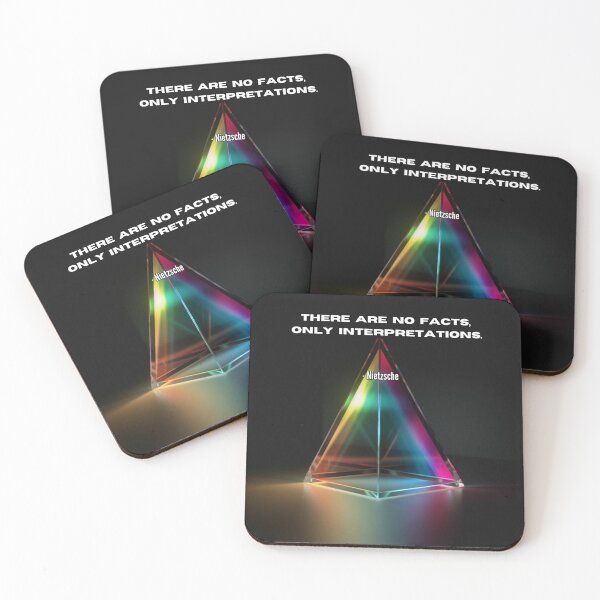 Item preview, "No Facts, Only Interpretations" Philosophical Quote designed and sold by Pixel-Muse.