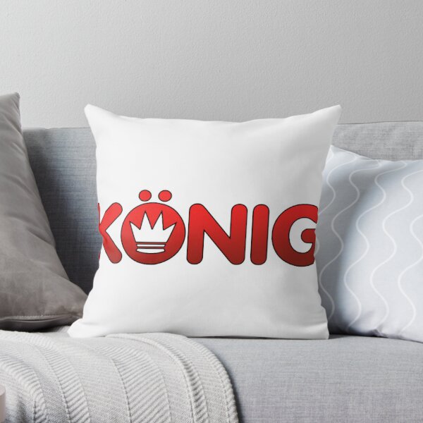 Konig  Throw Pillow for Sale by Pigeonpellets