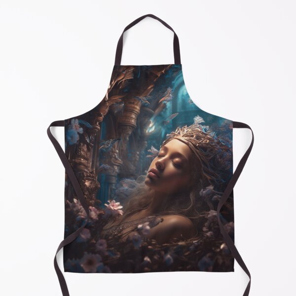 Item preview, Fantasy Digital Art, Slumbering Rose in Enchanted Halls, Sleeping Beauty, 3D, Fae Spirits, Dreamland, UHD Resolution, Home Decor, Wall Art designed and sold by stateofhuman.
