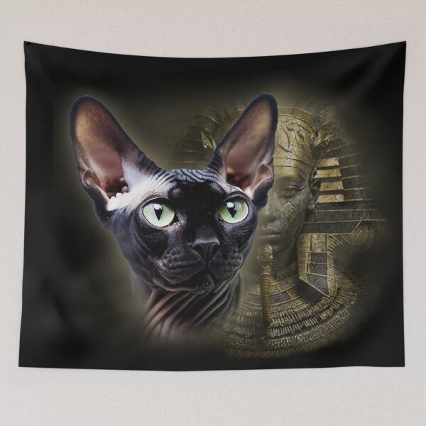 Item preview, Black Sphynx designed and sold by derKatzenmensch.