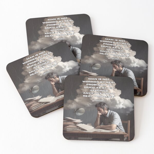 Item preview, "Imagined Anxieties" Insightful Quote  designed and sold by Pixel-Muse.