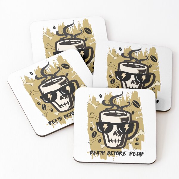 Item preview, Death Before Decaf designed and sold by The magic  Yellow bus.