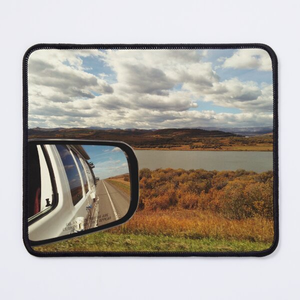 Item preview, Road trip journey with view of Canadian Prairie in Long View, Alberta,Canada. designed and sold by Nalidsa Sukprasert.