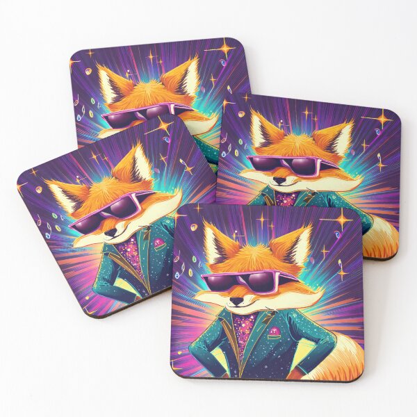 Item preview, Fox Y2K Disco Party 3 designed and sold by pocketart2023.
