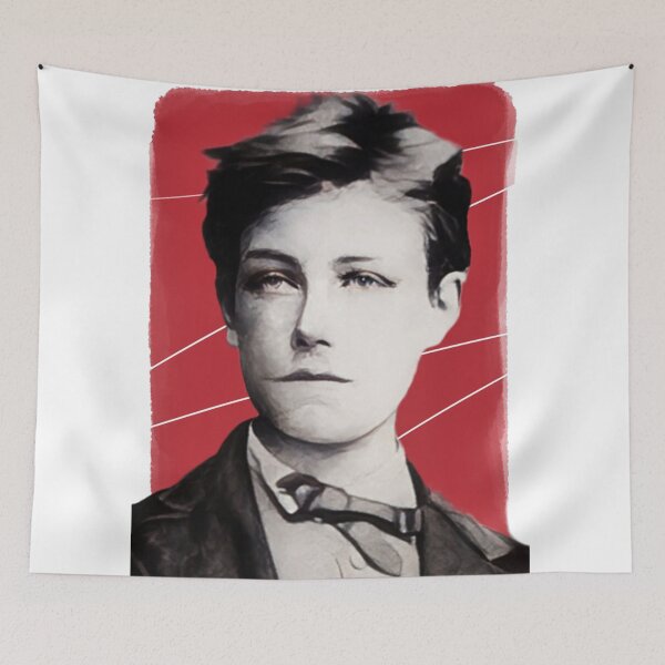 Item preview, French Poet Arthur Rimbaud illustration  designed and sold by Litstoy.