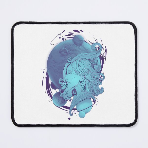 Item preview, Vaporwave Planet Space Girl designed and sold by PVSKI.