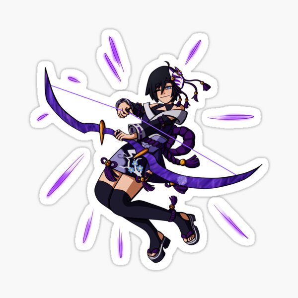 Vista previa del artículo con la obra «Xion como personaje de Genshin Impact», diseñado y vendido por TwenyOneArtists.