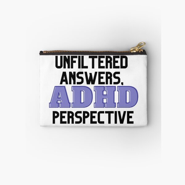Item preview, UNFILTERED ANSWERS, ADHD PERSPECTIVE PURPLE designed and sold by ElectraW.