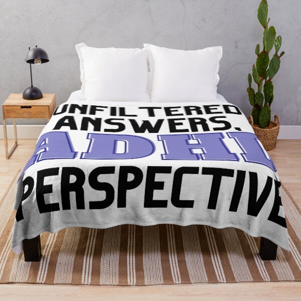 Item preview, UNFILTERED ANSWERS, ADHD PERSPECTIVE PURPLE designed and sold by ElectraW.