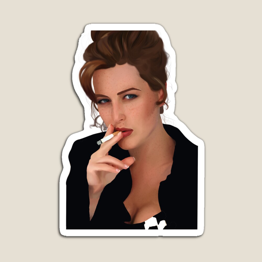 gillian anderson cigarette 