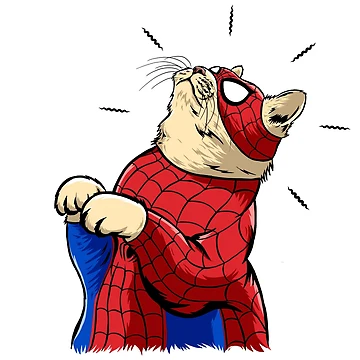 Artwork thumbnail, Spider-Cat by Rhunno