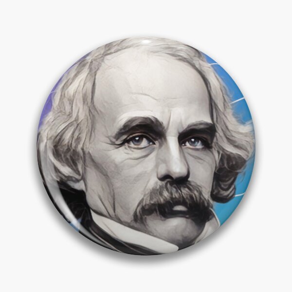 Item preview, American novelist Nathaniel Hawthorne illustration  designed and sold by Litstoy.