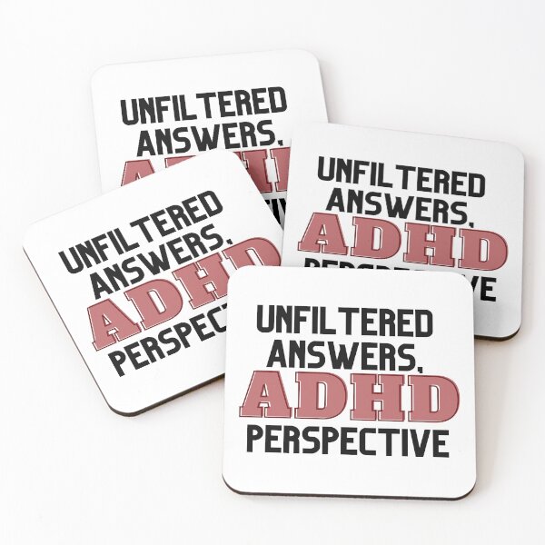 Item preview, UNFILTERED ANSWERS, ADHD PERSPECTIVE RED designed and sold by ElectraW.