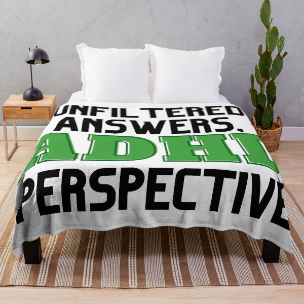 Item preview, UNFILTERED ANSWERS, ADHD PERSPECTIVE GREEN designed and sold by ElectraW.