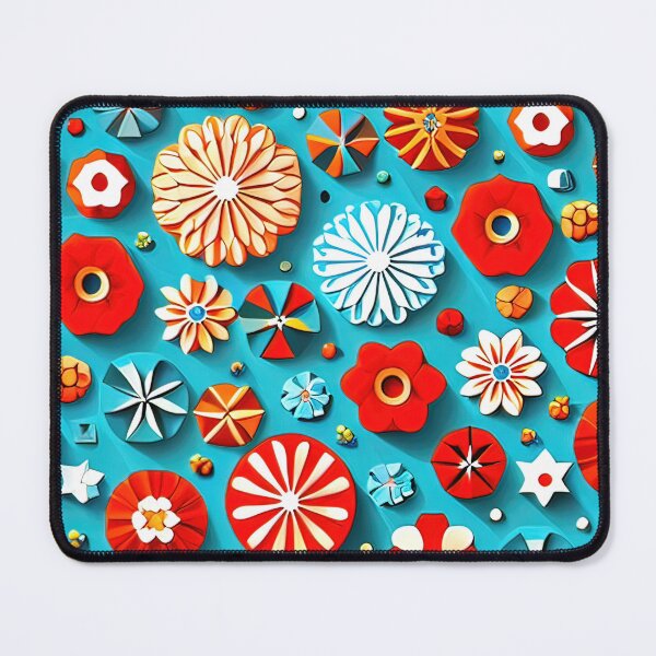Item preview, Intricate Floral Whispers: Trendy Kirigami Design Seamless Vector Flowers Pattern - Premium Design designed and sold by Jisoo Flowers.
