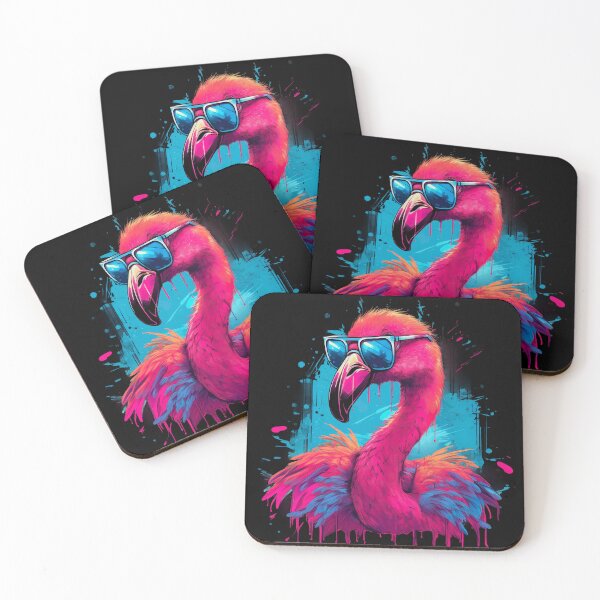 Item preview, Flamingo neon grunge designed and sold by miss-keysmash.