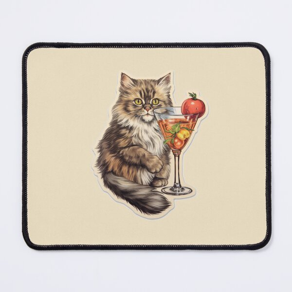 Item preview, Cocktail Cat designed and sold by CrittersHub.