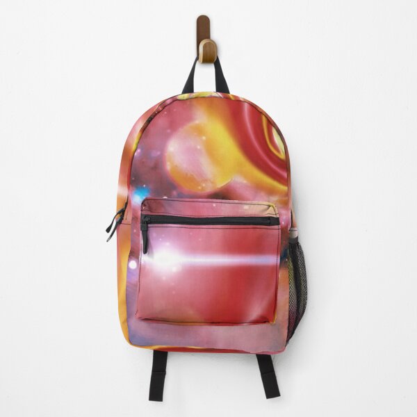 Item preview, Yellow Red Space Theme Abstract Art with Swirls - Dissolving Cosmos designed and sold by seeitknowit.