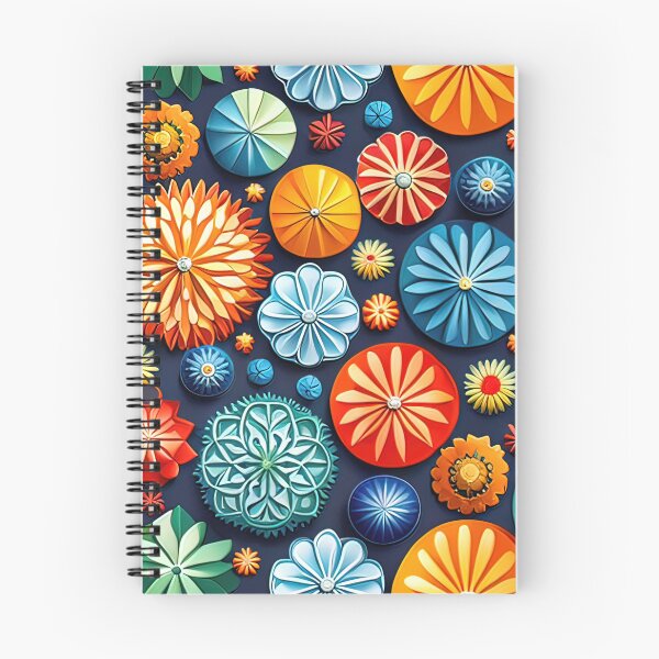 Item preview, El arte de las flores de papel: patrón de flores vectoriales sin costuras de Kirigami Delight de tendencia - Diseño premium designed and sold by Jisoo Flowers.