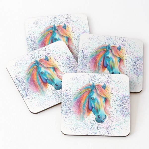 Item preview, FANTASY RAINBOW HORSE designed and sold by Kezmich Works.
