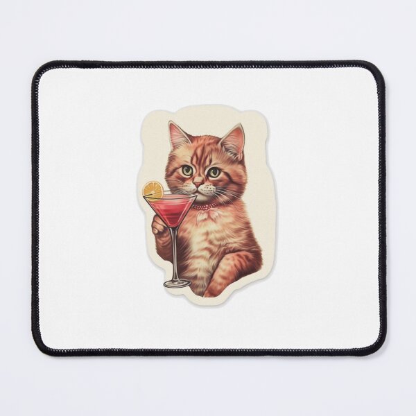 Item preview, Cocktail Cat designed and sold by CrittersHub.