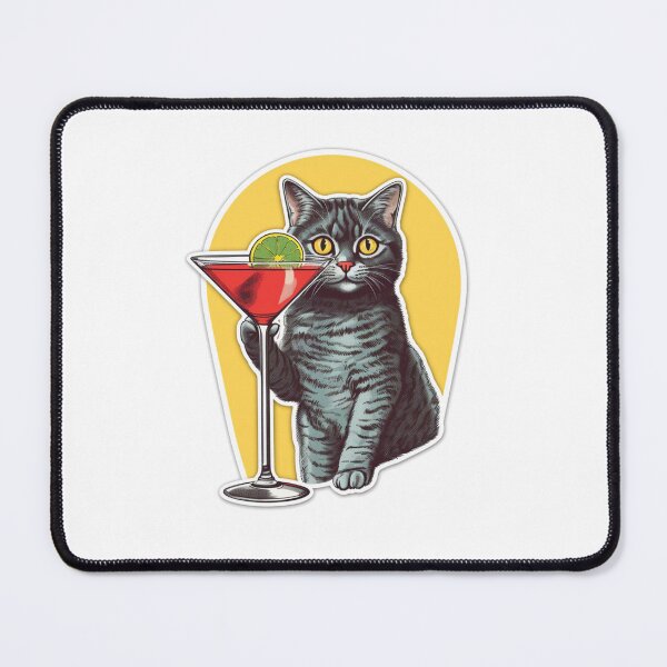 Item preview, Cocktail Cat designed and sold by CrittersHub.