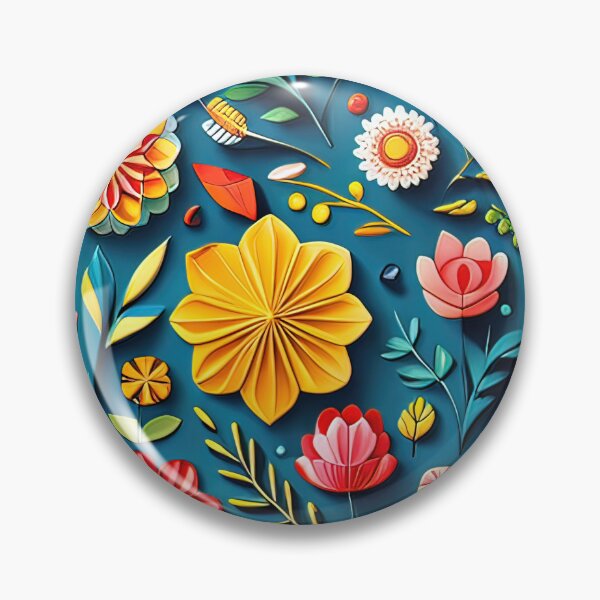 Item preview, Blossom Bliss: Captivating Kirigami Flower Design Seamless Vector Flowers Pattern - Premium Design designed and sold by Jisoo Flowers.