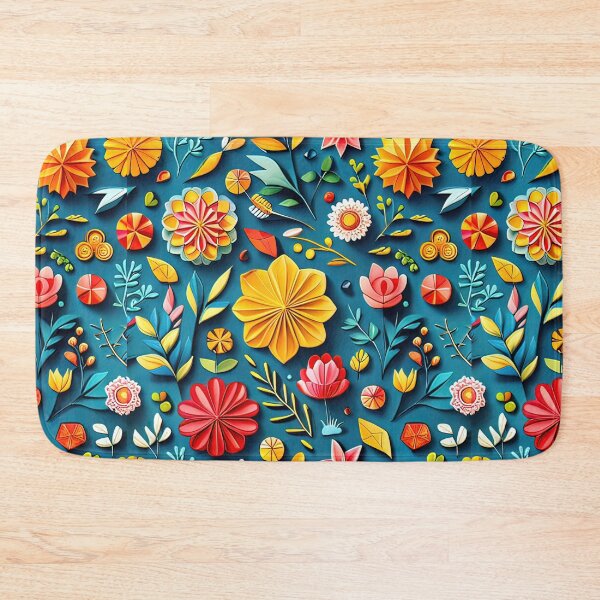 Item preview, Blossom Bliss: Captivating Kirigami Flower Design Seamless Vector Flowers Pattern - Premium Design designed and sold by Jisoo Flowers.