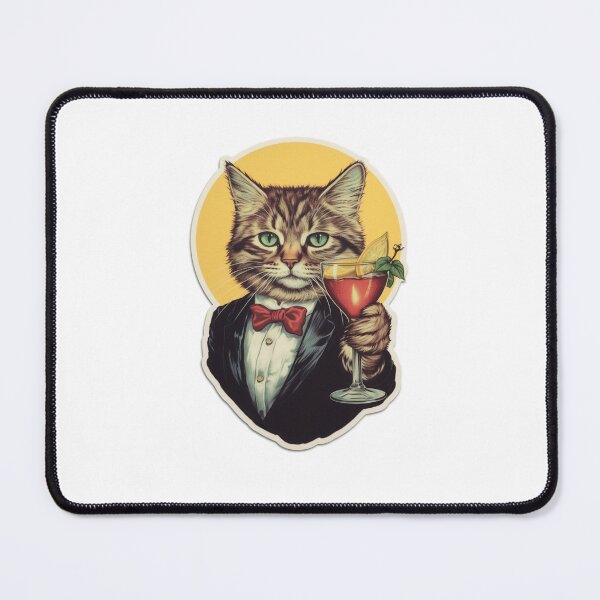 Item preview, Cocktail Cat designed and sold by CrittersHub.