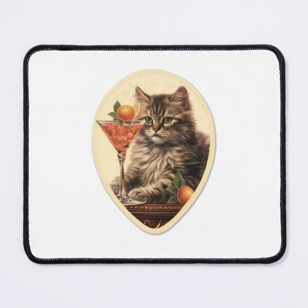 Item preview, Cocktail Cat designed and sold by CrittersHub.