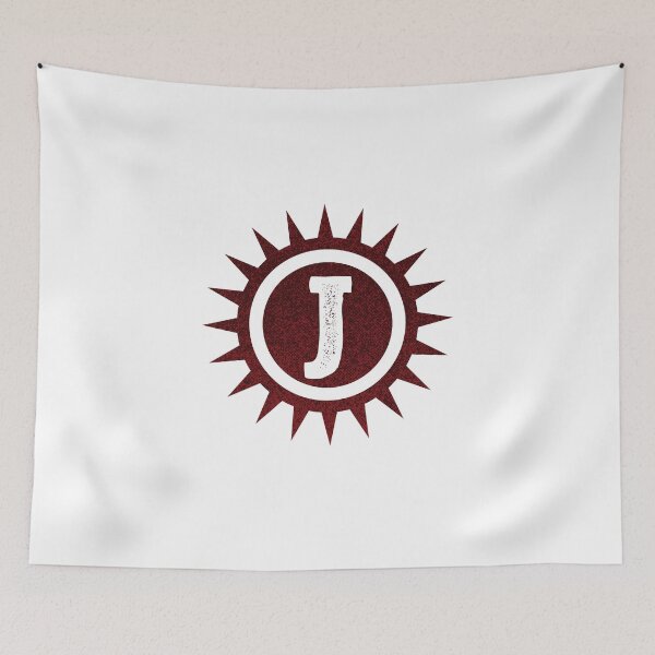 Item preview, Monogram J Red Spike  Logo designed and sold by simplymonogram.