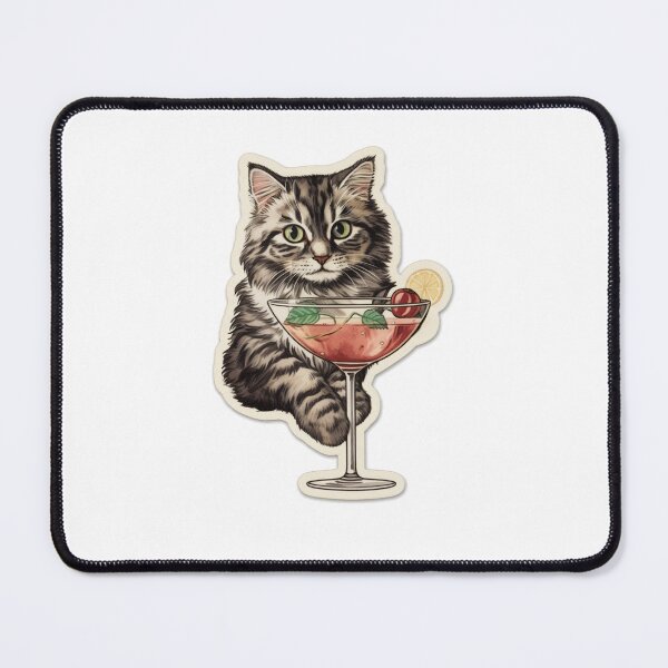 Item preview, Cocktail Cat designed and sold by CrittersHub.