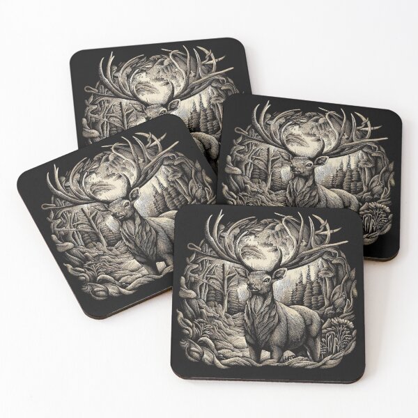 Item preview, Majestic Encounter: Deer in the Forest designed and sold by ciaobebo.