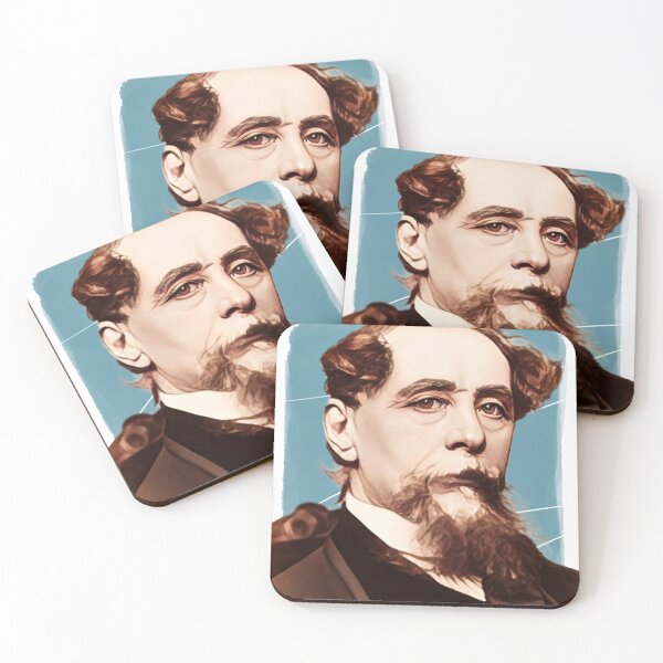 Item preview, English Writer Charles Dickens illustration  designed and sold by Litstoy.