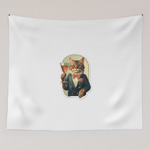 Item preview, Cocktail Cat designed and sold by CrittersHub.