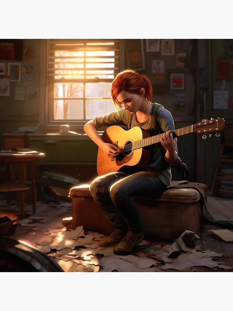 The last of us ellie Guitar Posters Poster for Sale by brentonclant