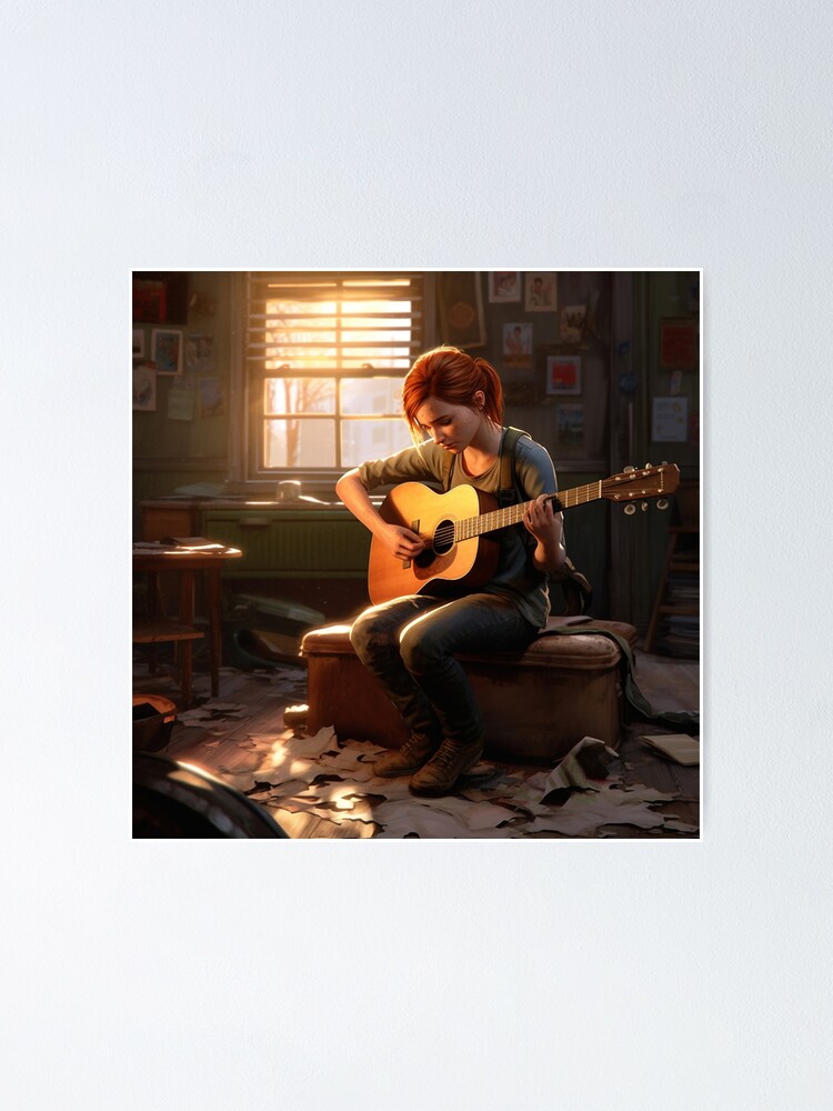 The last of us ellie Guitar Posters Poster for Sale by brentonclant