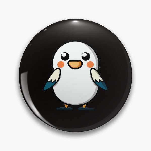 Item preview, White bird cartoon character  designed and sold by JamiKreiger.