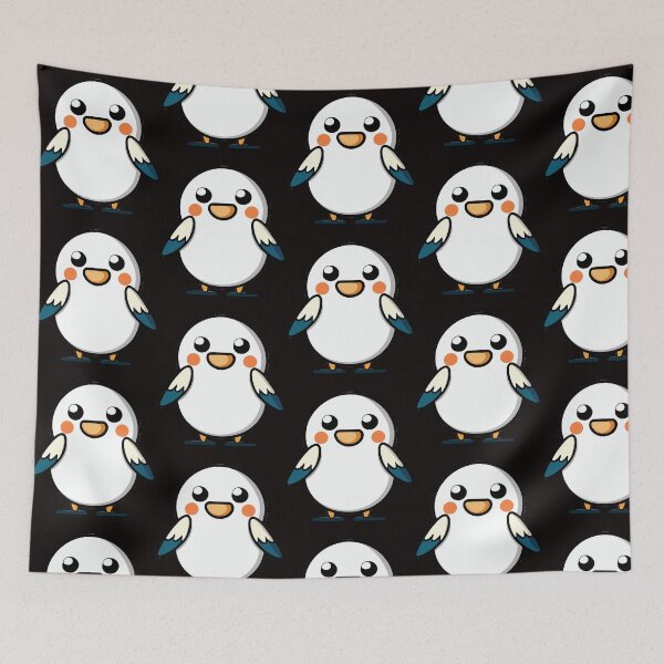 Item preview, White bird cartoon character  designed and sold by JamiKreiger.