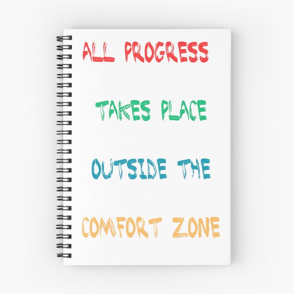 Item preview, All Progress Takes Place Outside The Comfort Zone designed and sold by Omnibus24.