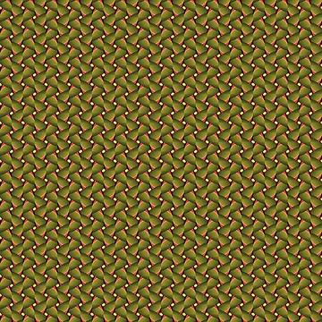 Artwork thumbnail, 3d Green and red pattern by Work of art Shop