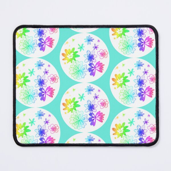 Item preview, Rainbow marker floral painting | Rainbow marker flowers drawing designed and sold by lausn.